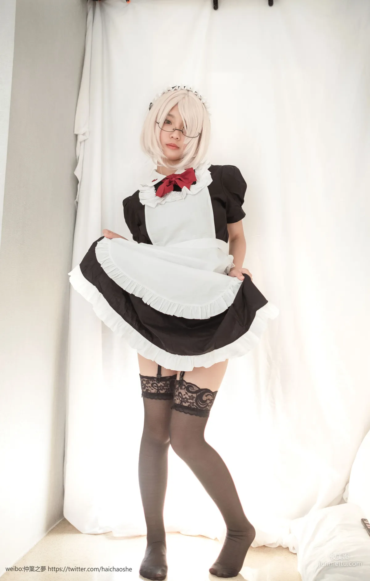 Black Stockings Maid [Qinglan Yinghua] Grand.019 Photo Set photo 41