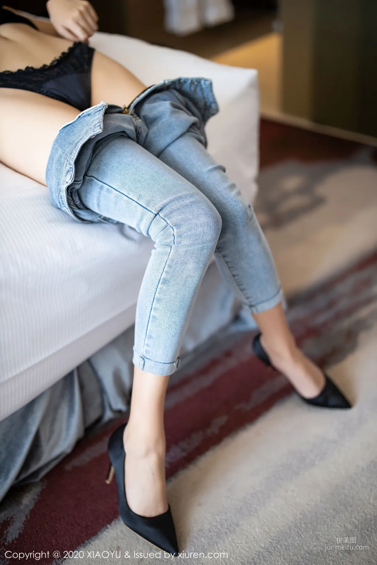Miko Jiang, Sexy Jeans and Lingerie Theme Temptation [XIAOYU] Vol.235 Photo Set photo 68