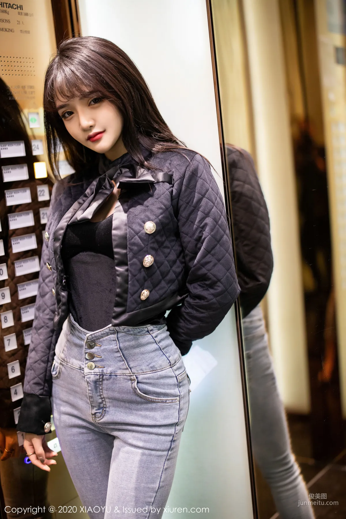 Miko Jiang, Sexy Jeans and Lingerie Theme Temptation [XIAOYU] Vol.235 Photo Set photo 19