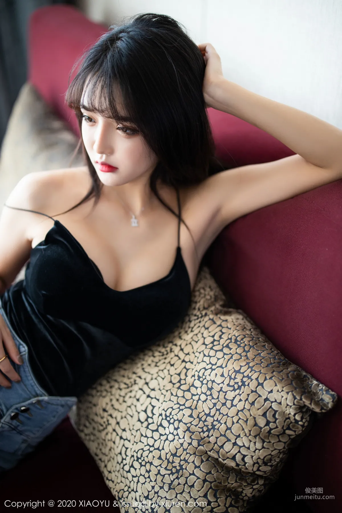 Miko Jiang, Sexy Jeans and Lingerie Theme Temptation [XIAOYU] Vol.235 Photo Set photo 46