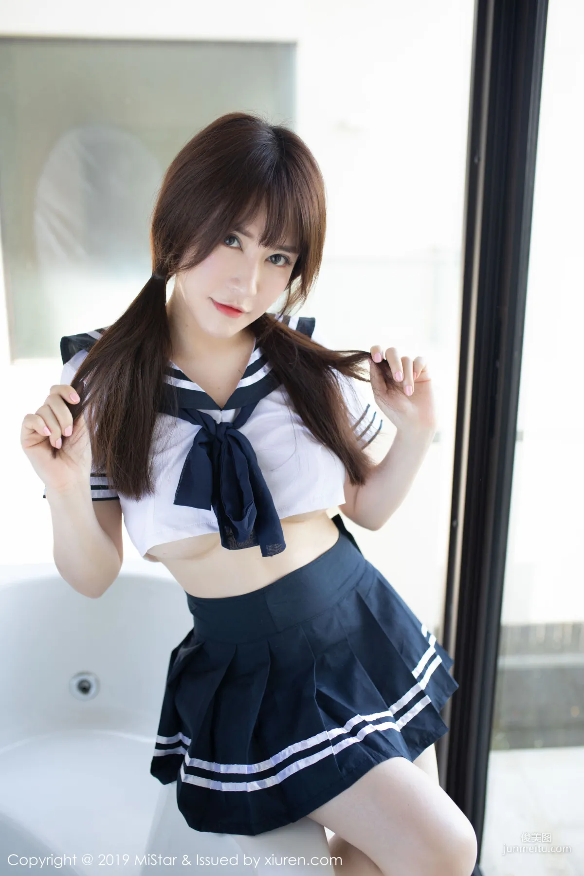 Xia Xizi, Bathtub Sailor Suit [MiStar] VOL.317 Photo Set photo 20