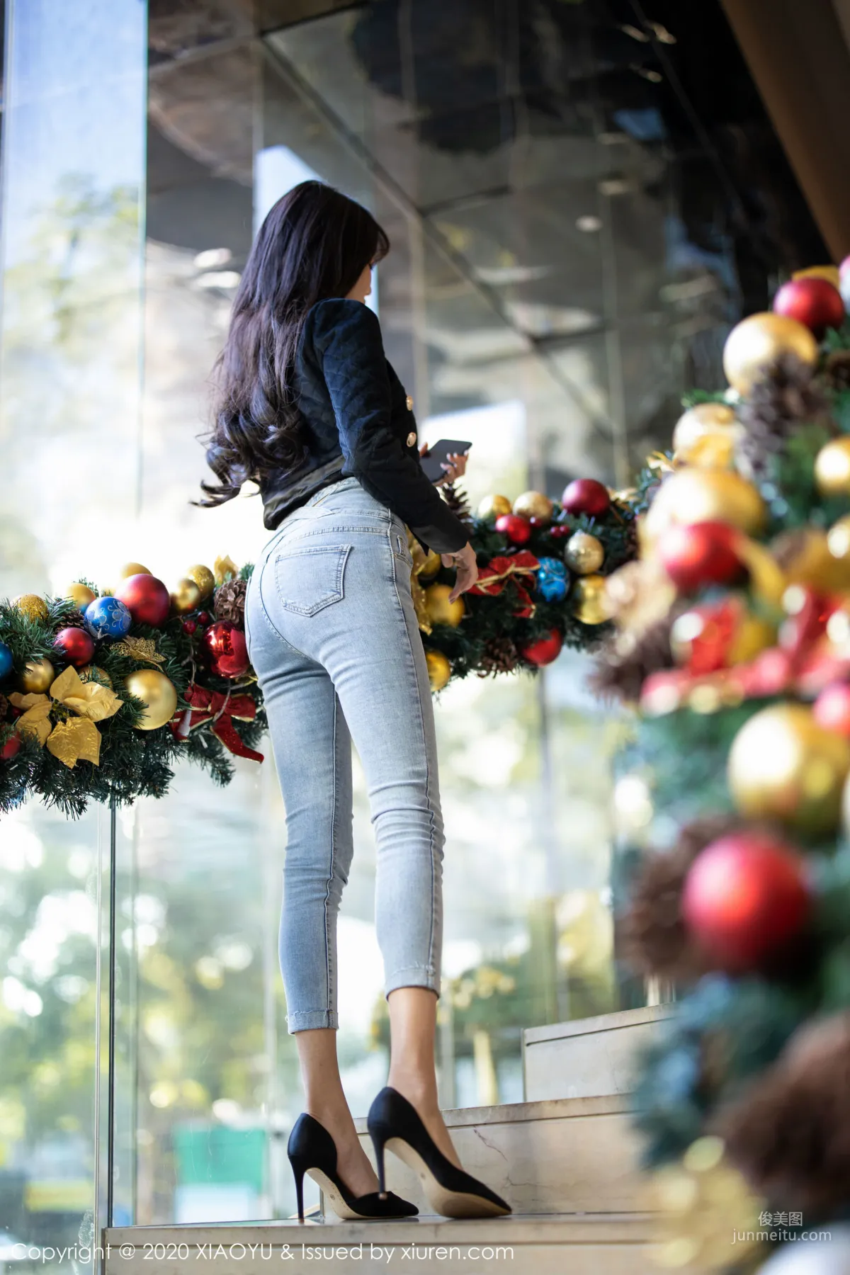 Miko Jiang, Sexy Jeans and Lingerie Theme Temptation [XIAOYU] Vol.235 Photo Set photo 17