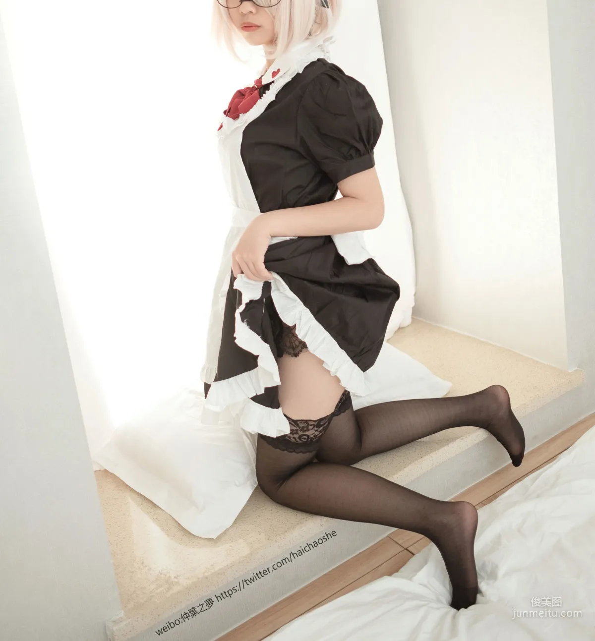 Black Stockings Maid [Qinglan Yinghua] Grand.019 Photo Set photo 7