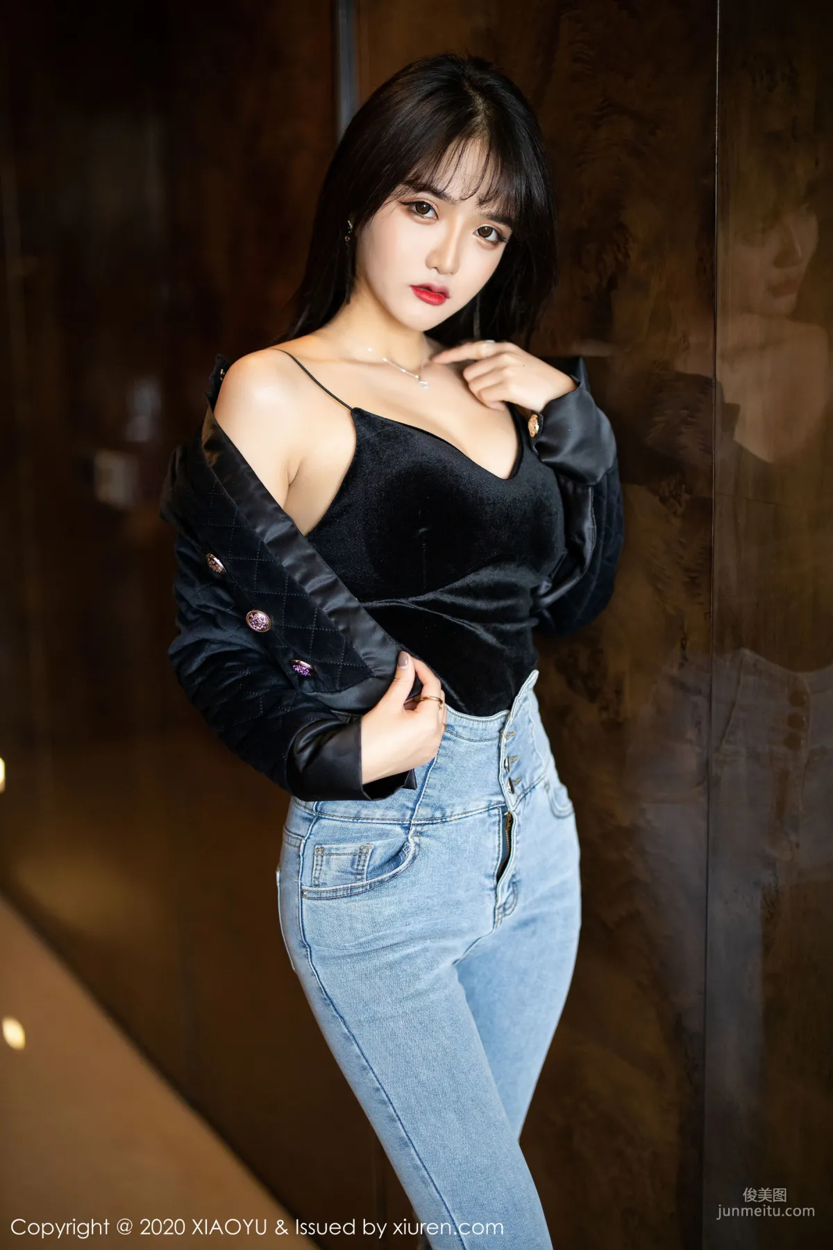 Miko Jiang, Sexy Jeans and Lingerie Theme Temptation [XIAOYU] Vol.235 Photo Set photo 33