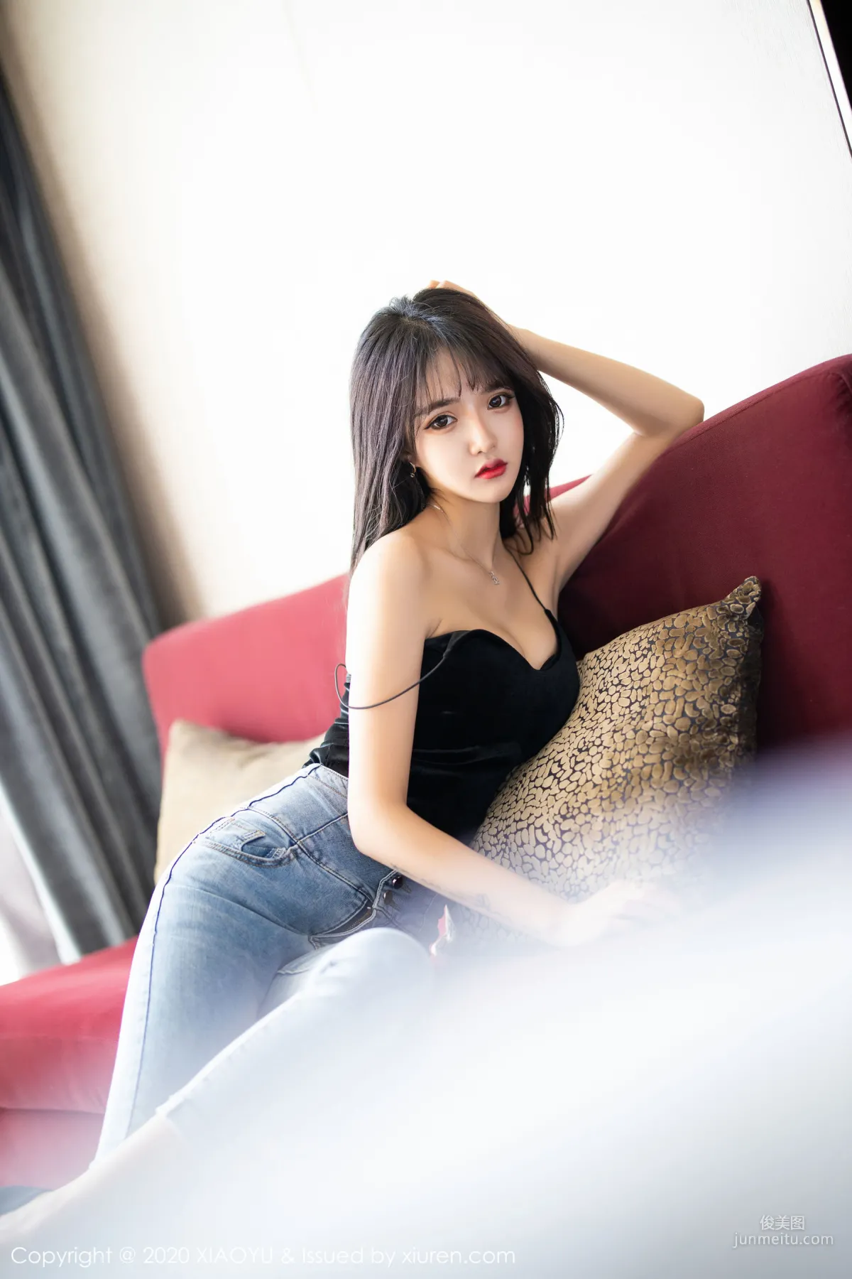 Miko Jiang, Sexy Jeans and Lingerie Theme Temptation [XIAOYU] Vol.235 Photo Set photo 44
