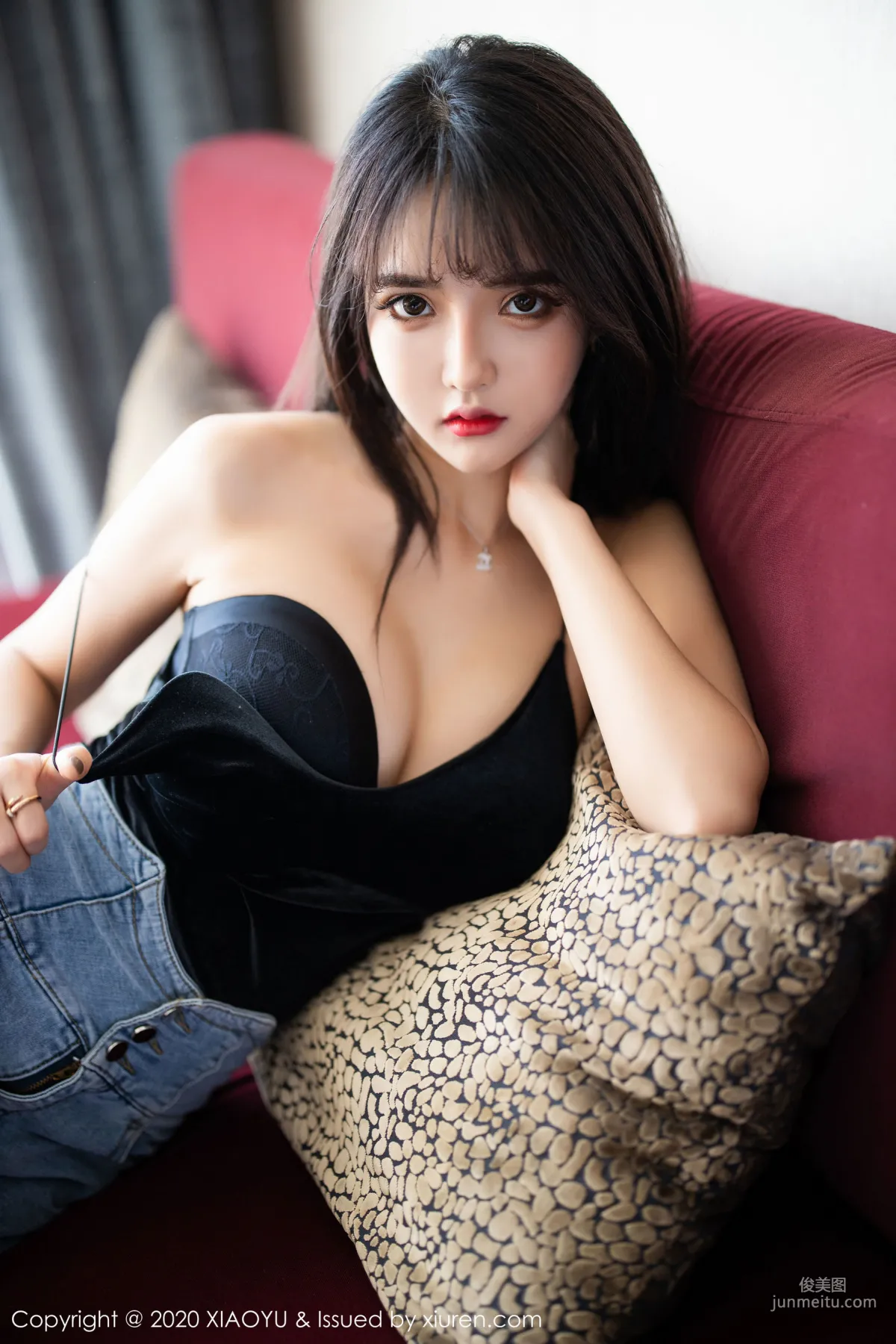 Miko Jiang, Sexy Jeans and Lingerie Theme Temptation [XIAOYU] Vol.235 Photo Set photo 49