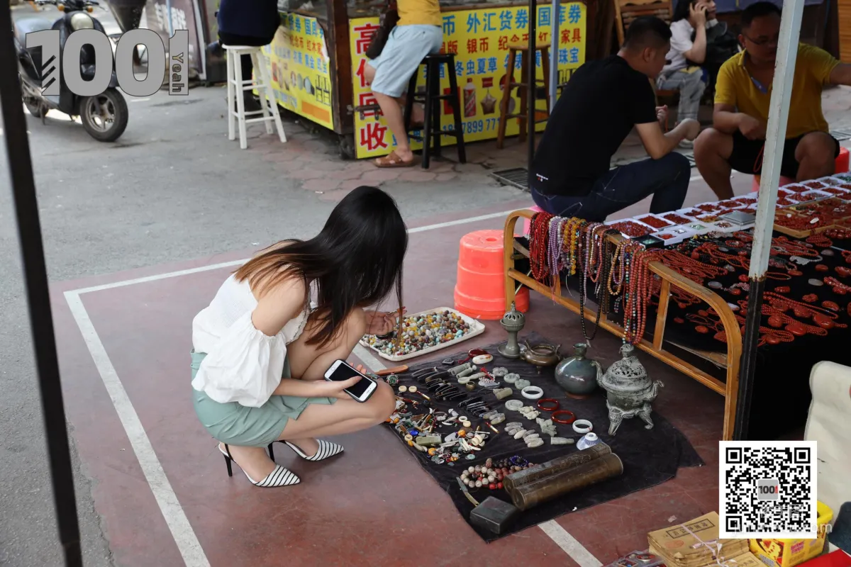 Model Xi Gua Strolling the Antique City 1 [One Thousand and One Nights] Stockings and Beautiful Legs Photo Set photo 83