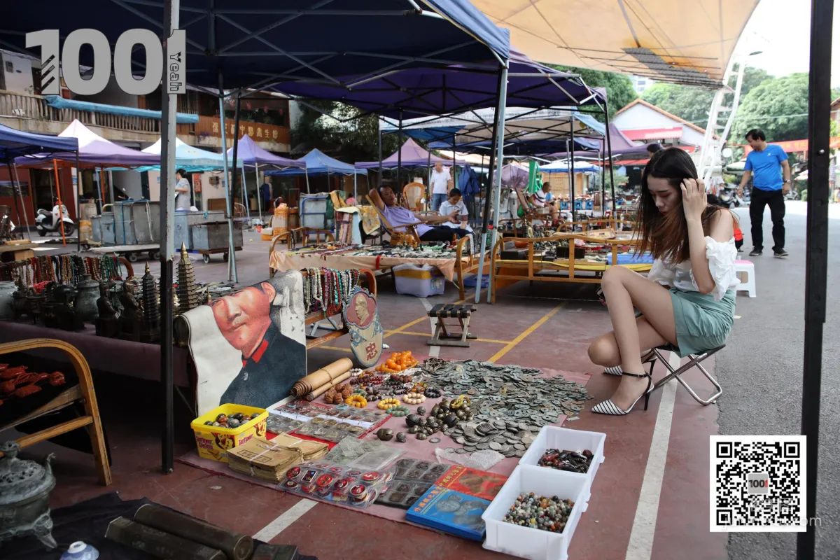 Model Xi Gua Strolling the Antique City 1 [One Thousand and One Nights] Stockings and Beautiful Legs Photo Set photo 88