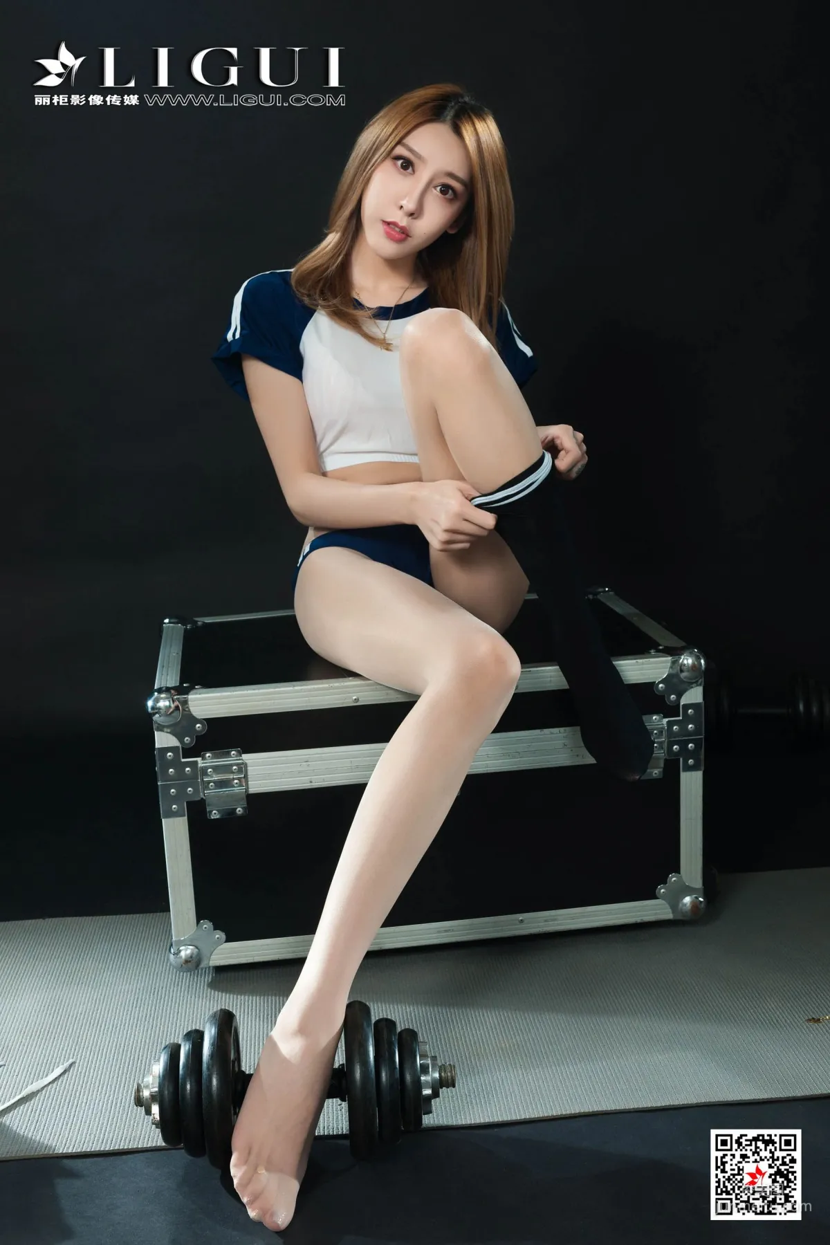 Model Tu Zi, Gymnastics Outfit Fitness Girl [Ligui] Web Beauty Photo Set photo 23