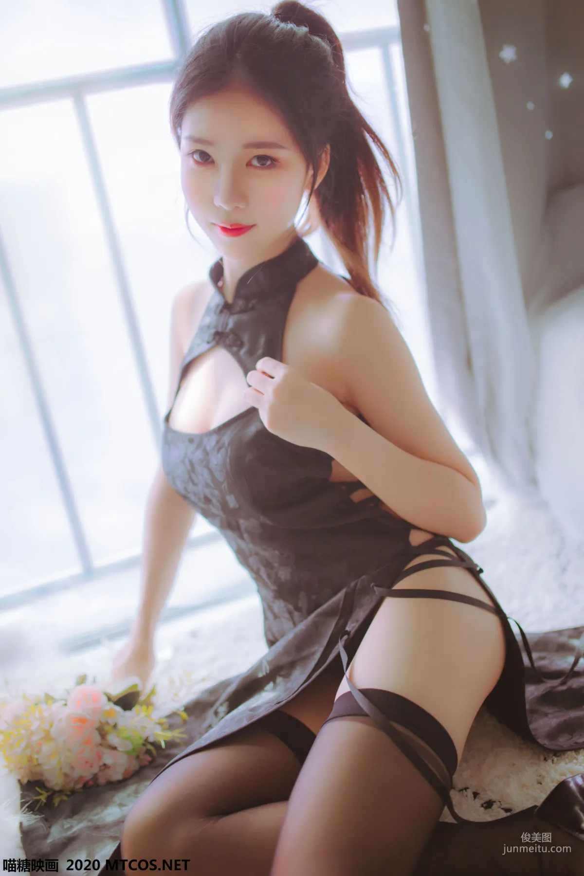《黑白旗袍雙子》 [喵糖映畫] VOL.114 寫真集 6