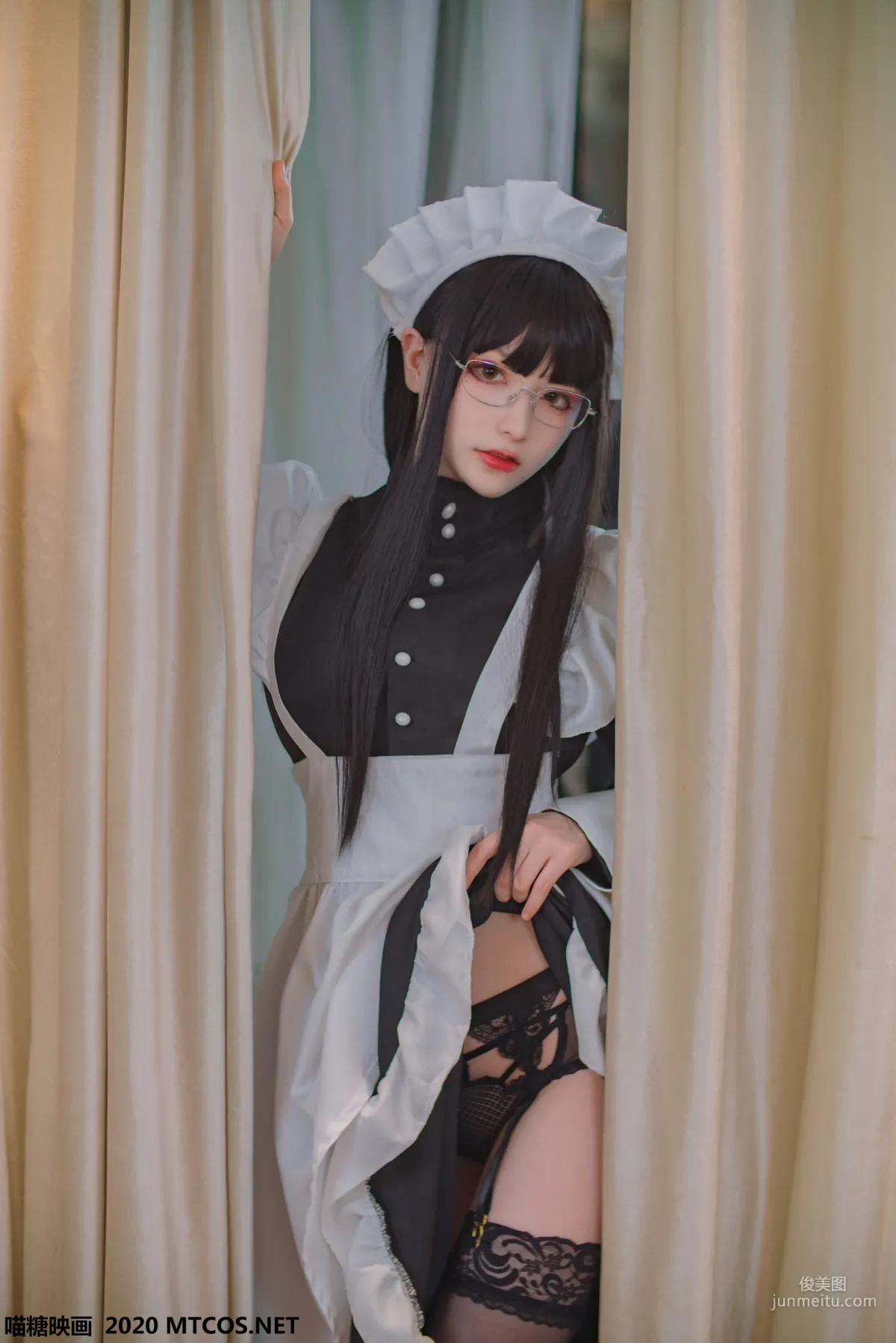 《女仆眼镜娘》 [喵糖映画] VOL.120 写真集3