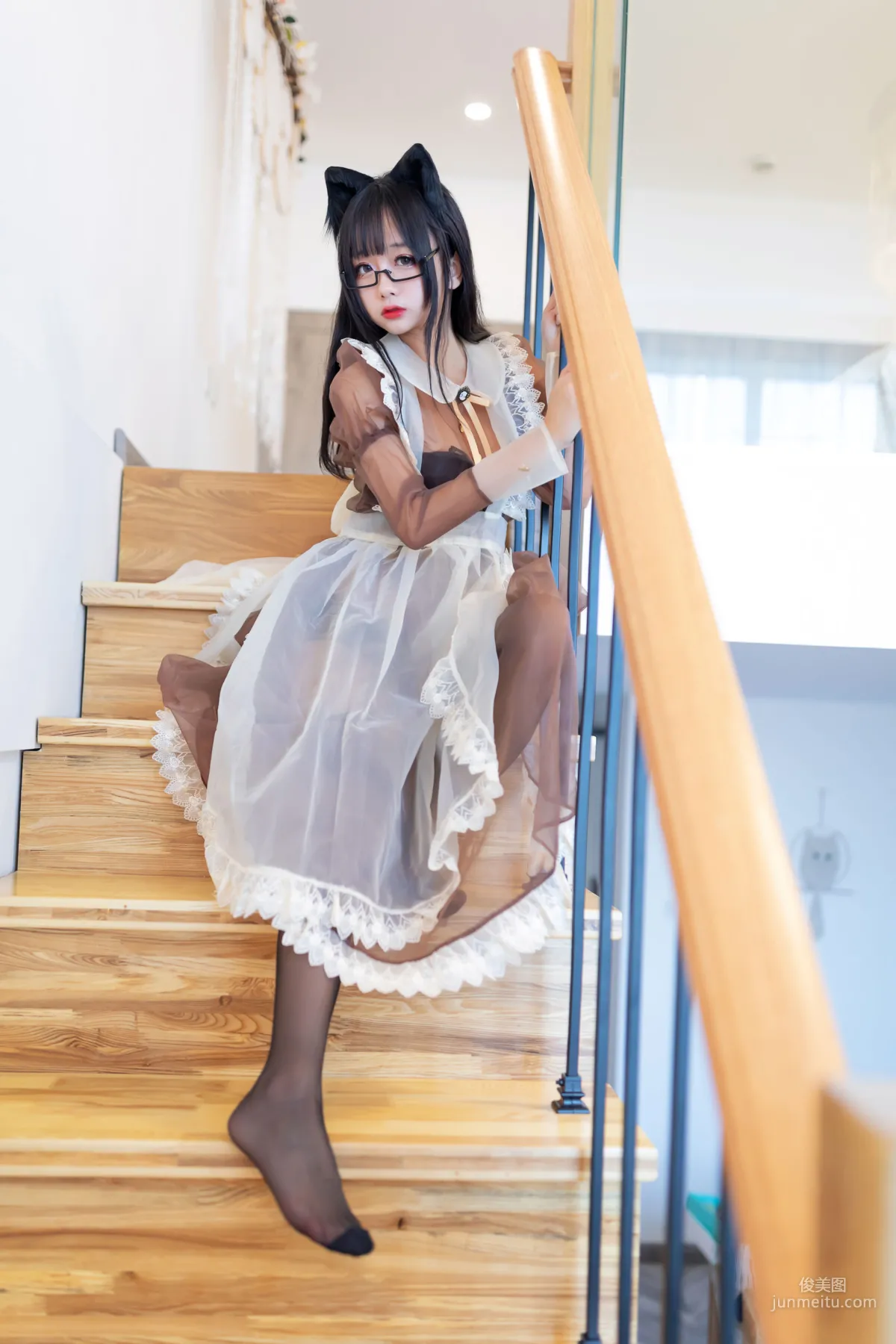 'Brown Transparent Maid' [Miaotang Yinghua] VOL.125 Photo Set photo 24