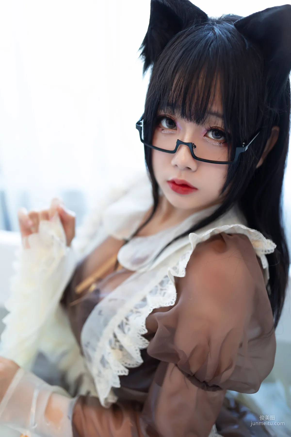 'Brown Transparent Maid' [Miaotang Yinghua] VOL.125 Photo Set photo 32