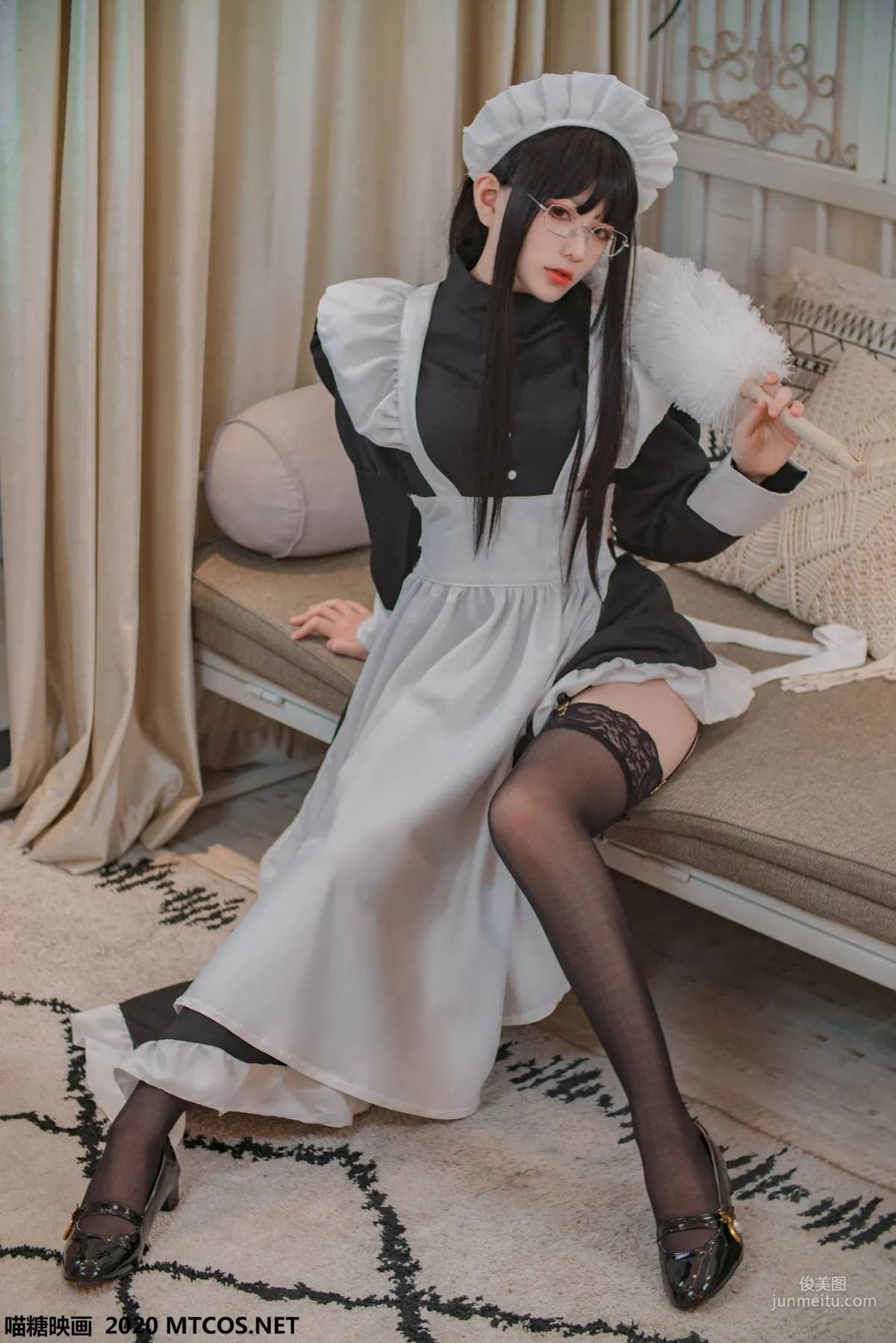 《女仆眼镜娘》 [喵糖映画] VOL.120 写真集12