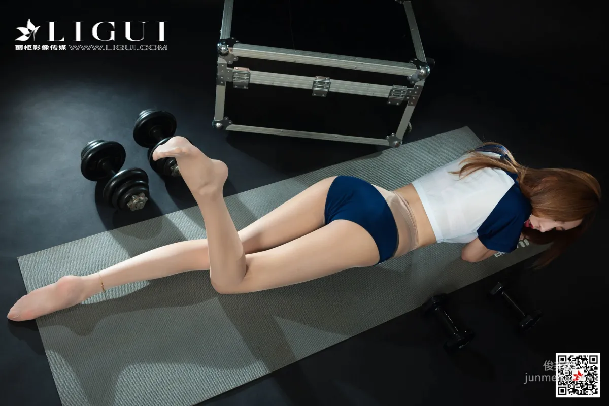 Model Tu Zi, Gymnastics Outfit Fitness Girl [Ligui] Web Beauty Photo Set photo 43