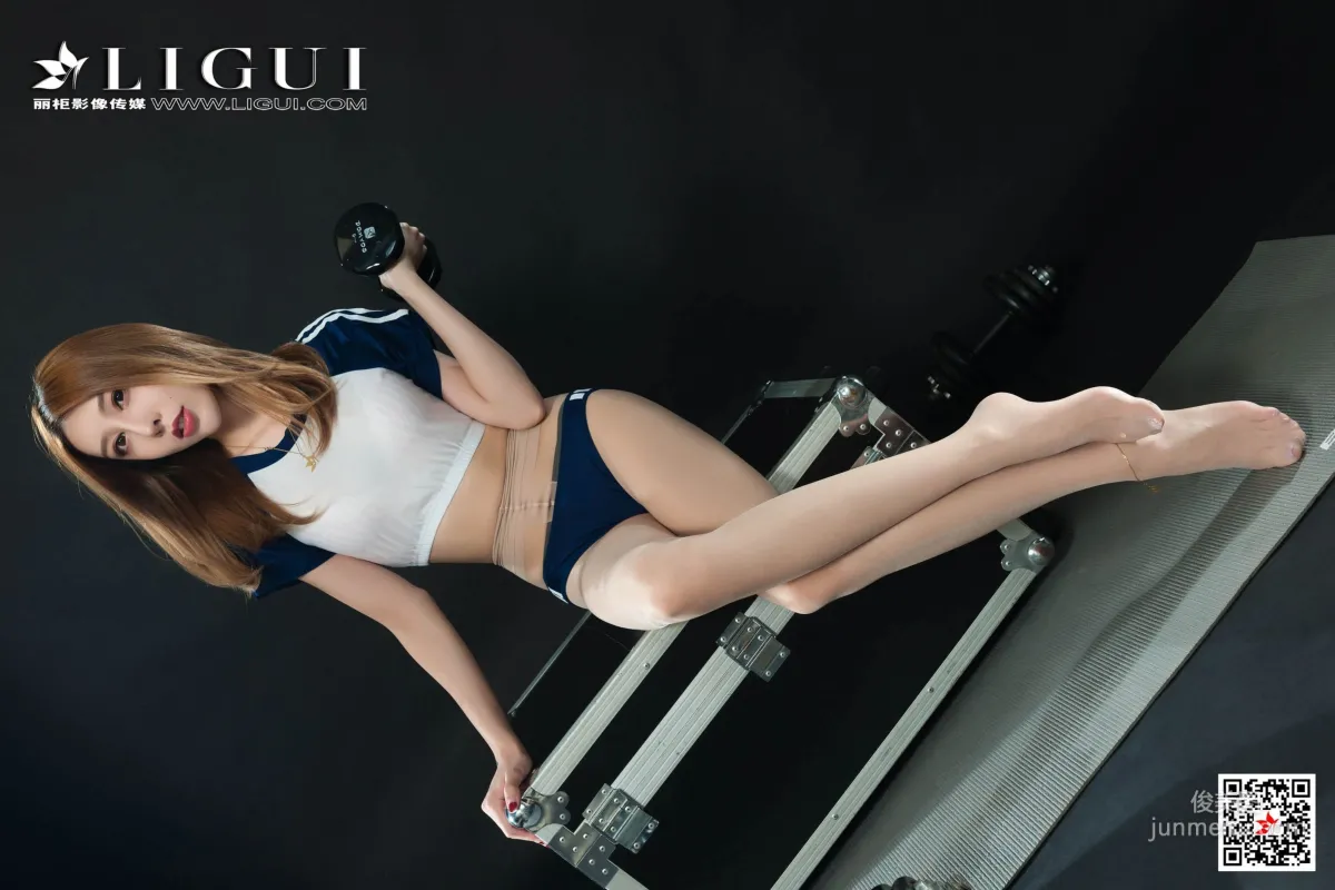 Model Tu Zi, Gymnastics Outfit Fitness Girl [Ligui] Web Beauty Photo Set photo 61