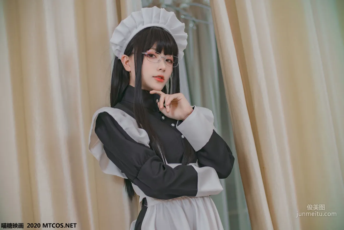 《女仆眼镜娘》 [喵糖映画] VOL.120 写真集30