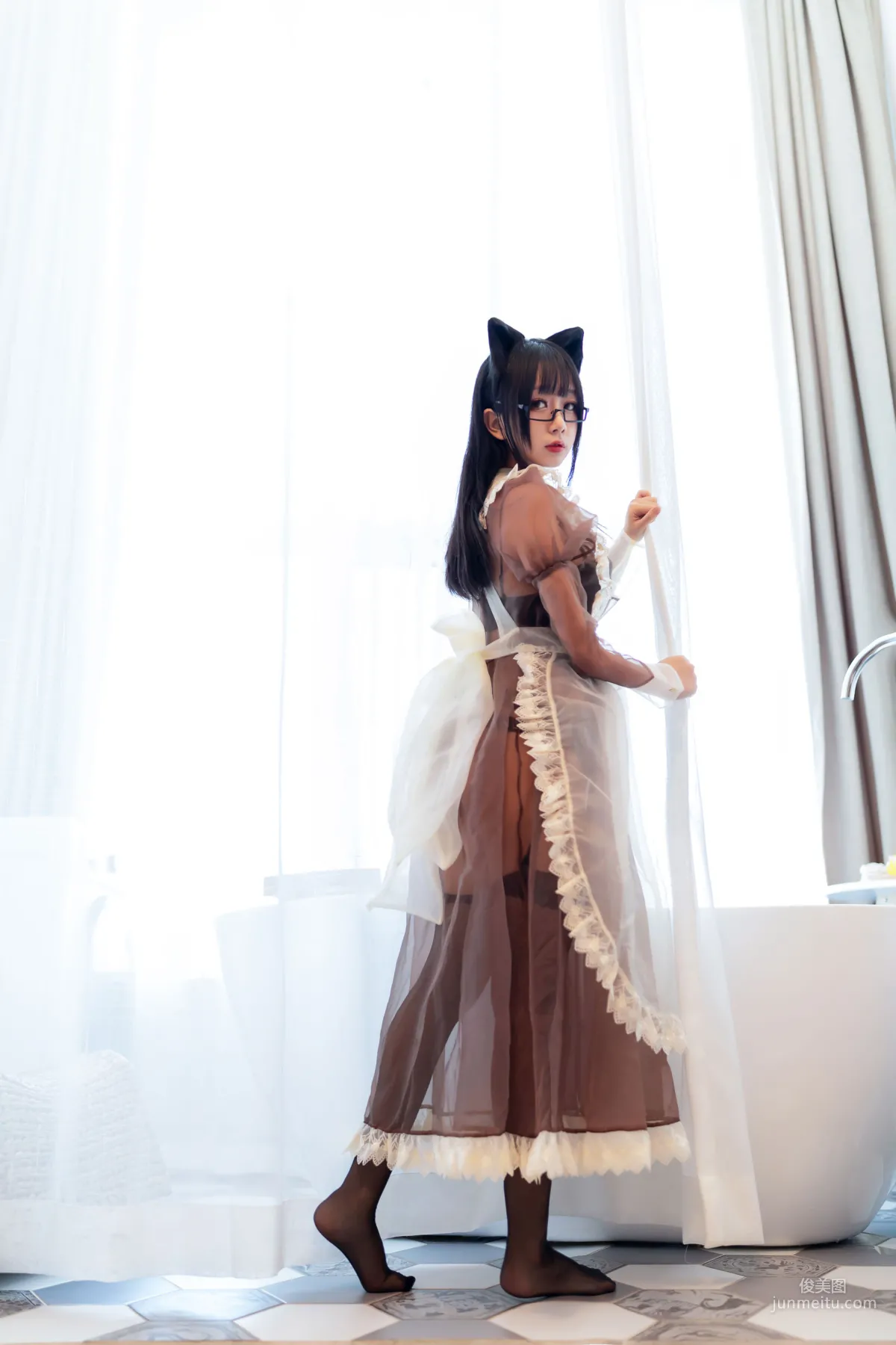 'Brown Transparent Maid' [Miaotang Yinghua] VOL.125 Photo Set photo 39