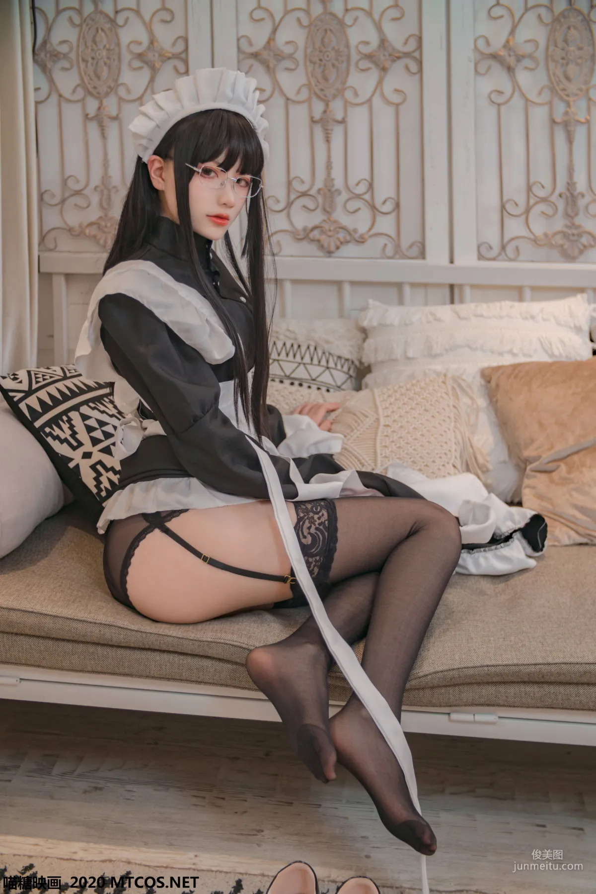 《女仆眼镜娘》 [喵糖映画] VOL.120 写真集36