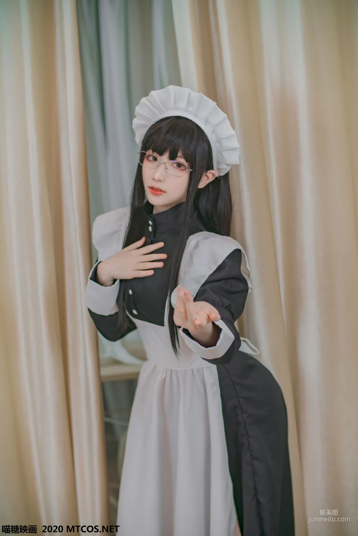 《女仆眼镜娘》 [喵糖映画] VOL.120 写真集32