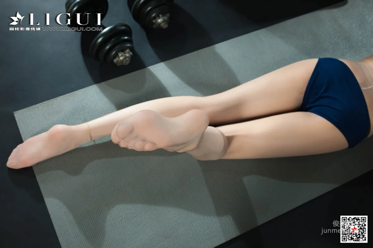 Model Tu Zi, Gymnastics Outfit Fitness Girl [Ligui] Web Beauty Photo Set photo 66