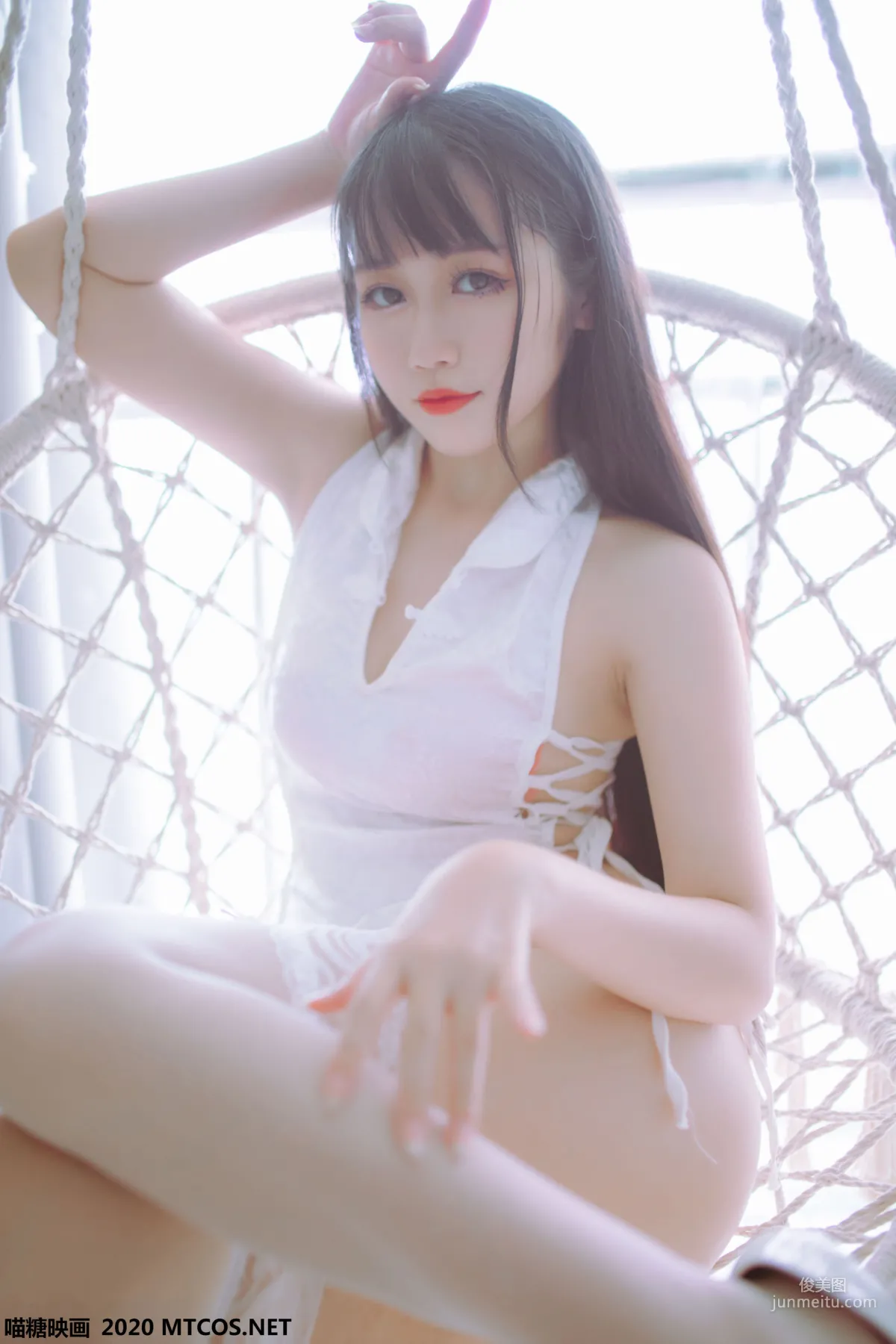 《黑白旗袍雙子》 [喵糖映畫] VOL.114 寫真集 34