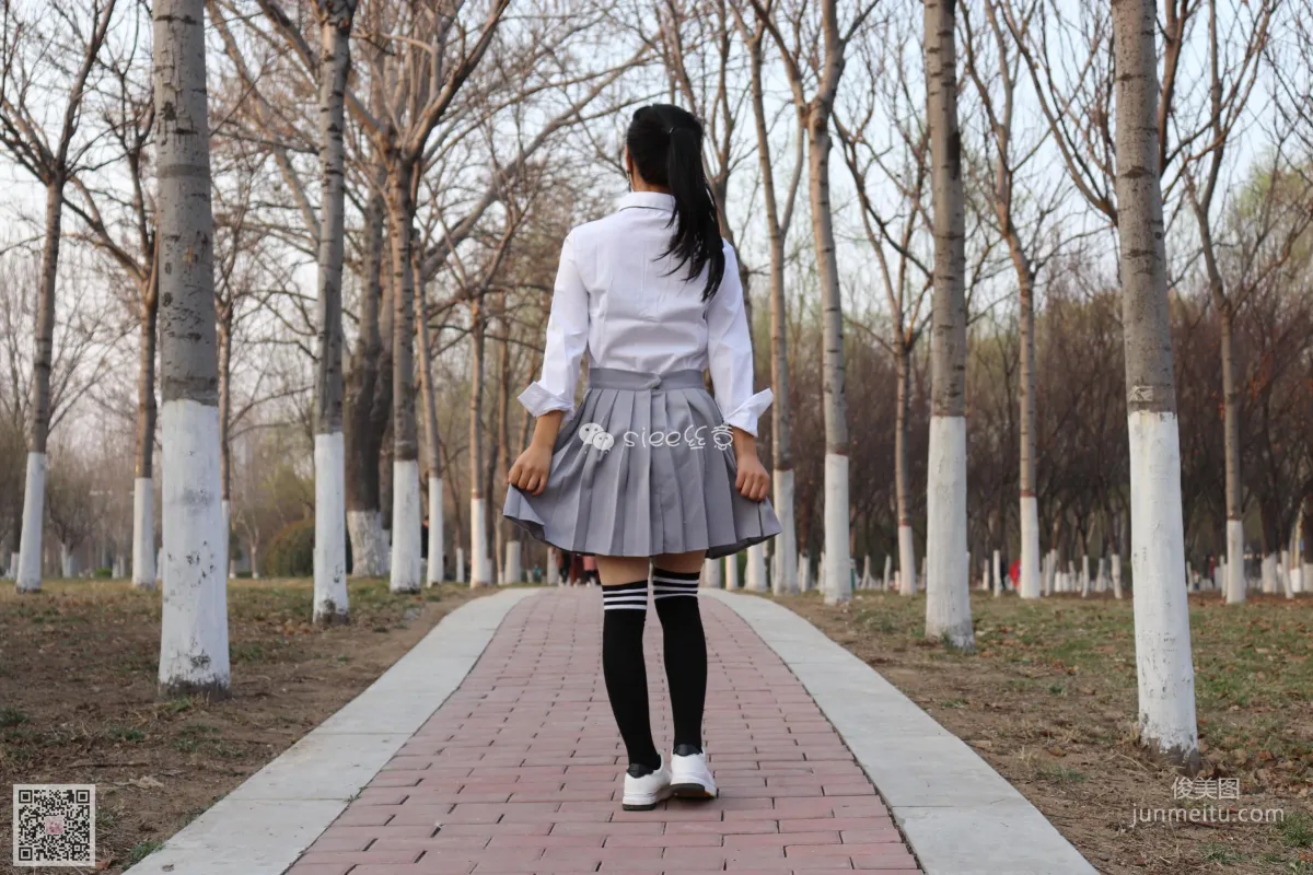 安安《学生长筒袜》 [丝意SIEE] No.060 写真集42