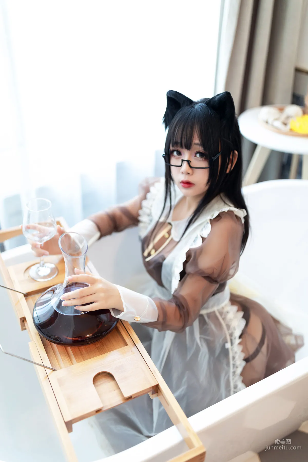'Brown Transparent Maid' [Miaotang Yinghua] VOL.125 Photo Set photo 34