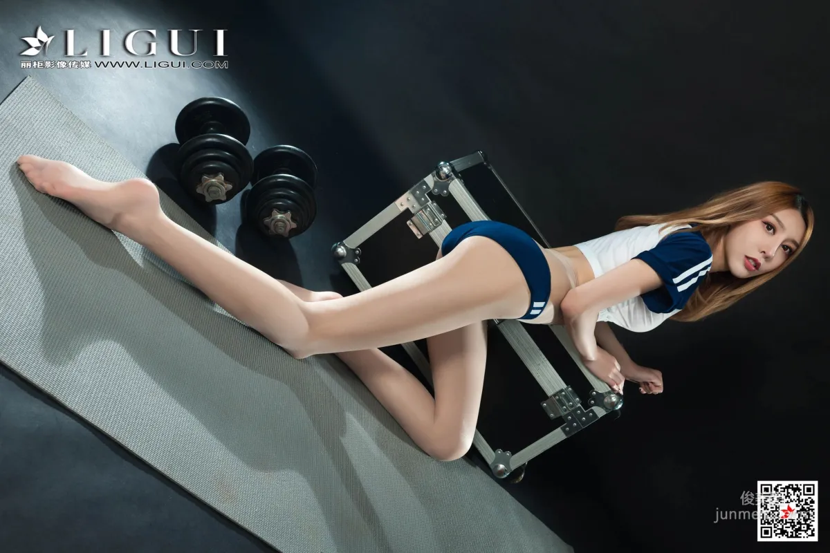 Model Tu Zi, Gymnastics Outfit Fitness Girl [Ligui] Web Beauty Photo Set photo 40