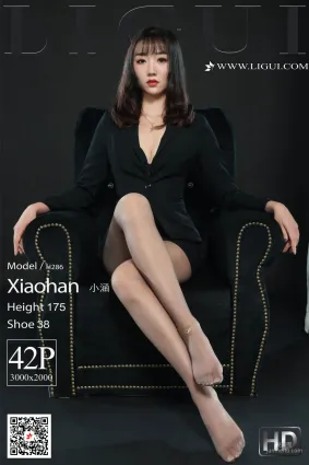 Model 小涵《肉絲高跟美腿OL》 [麗櫃LIGUI] 網絡麗人 寫真集