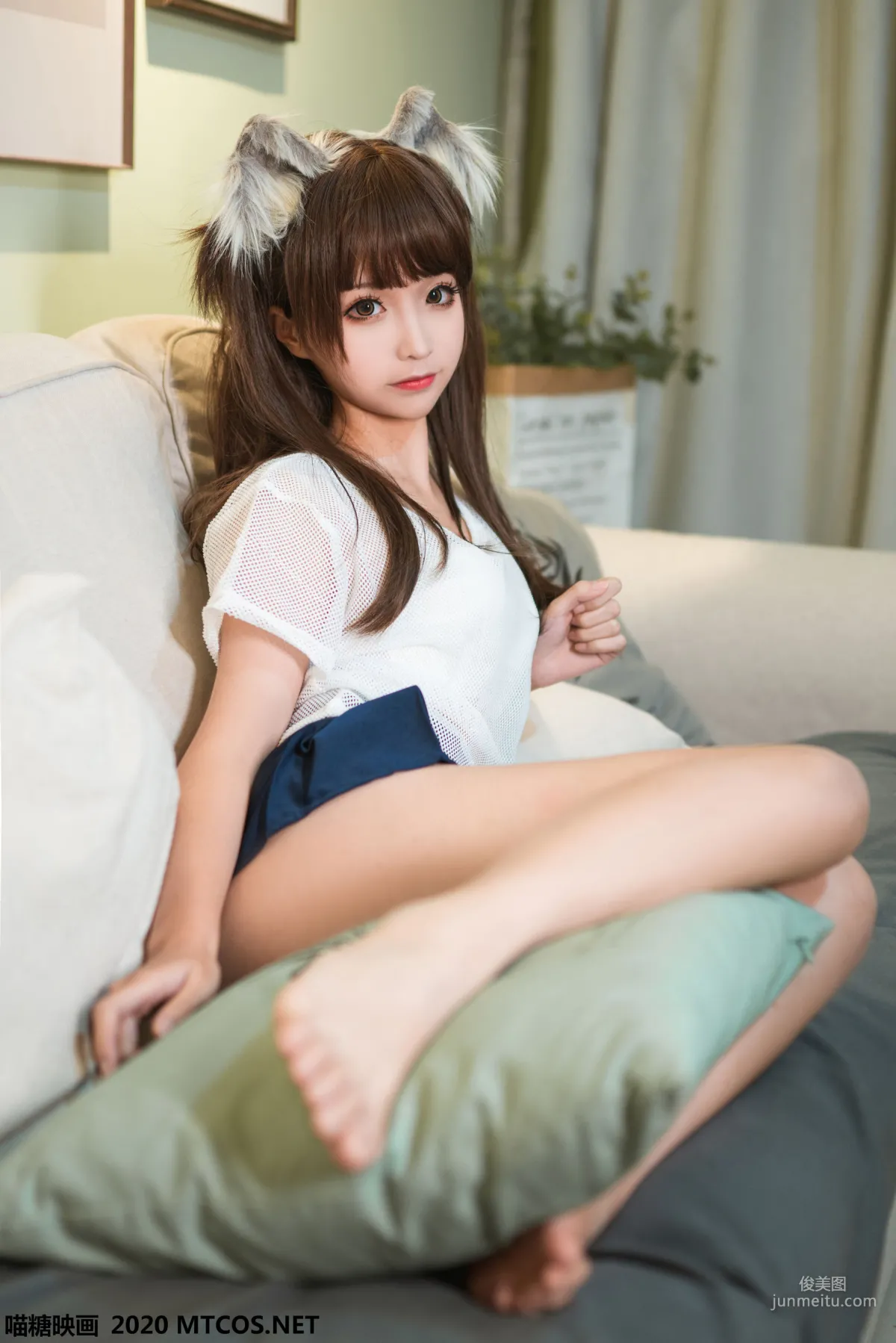 《短裙喵耳》 [喵糖映画] VOL.116 写真集17