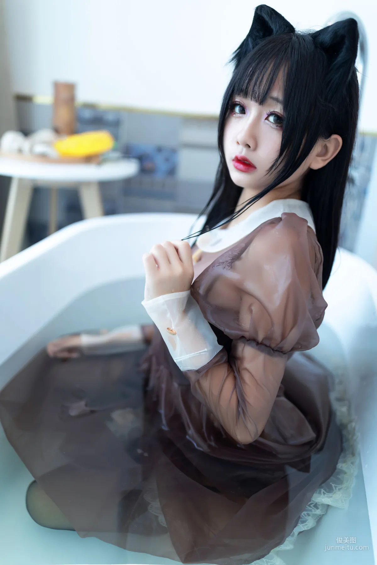 'Brown Transparent Maid' [Miaotang Yinghua] VOL.125 Photo Set photo 7