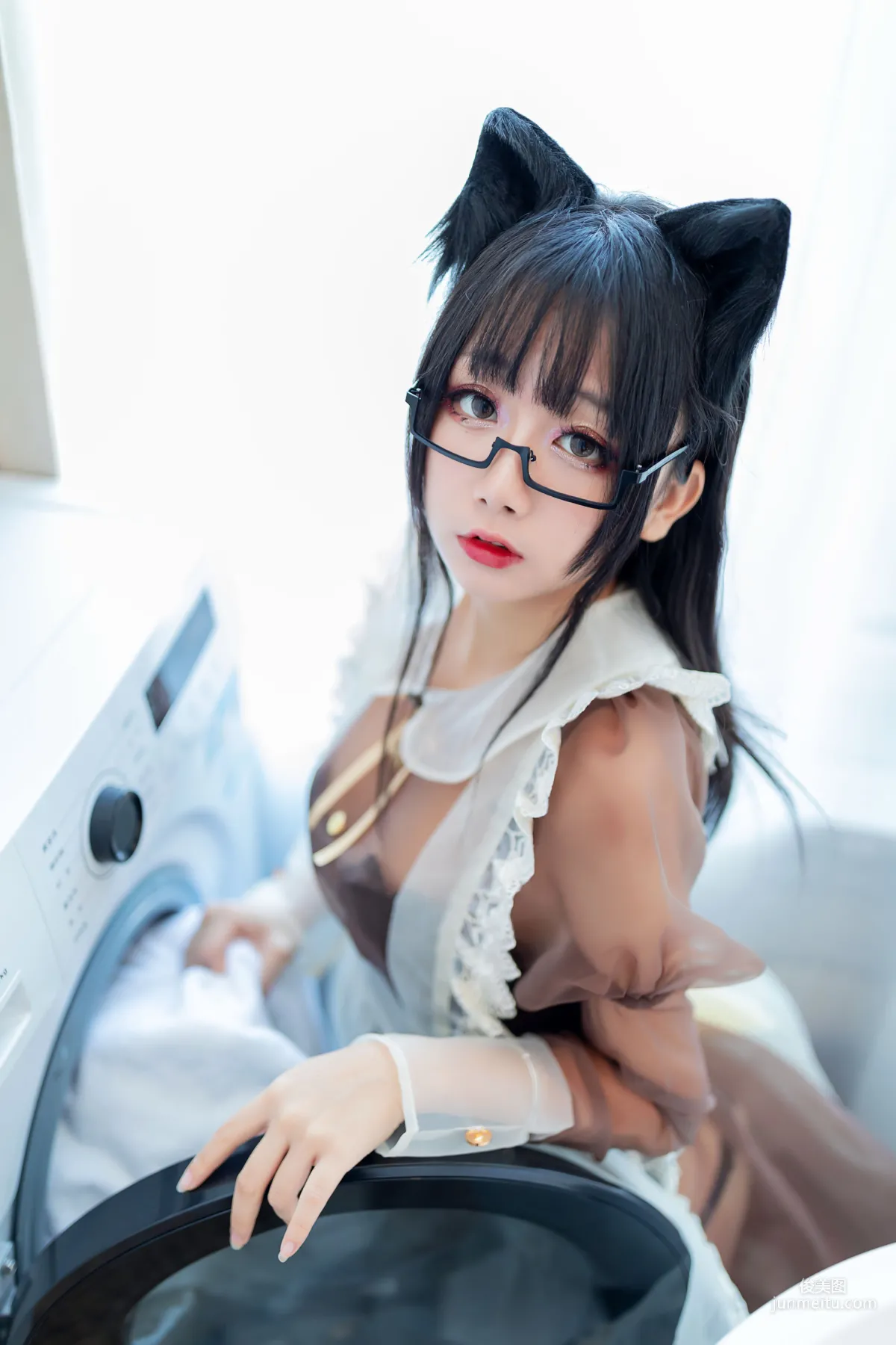 'Brown Transparent Maid' [Miaotang Yinghua] VOL.125 Photo Set photo 28