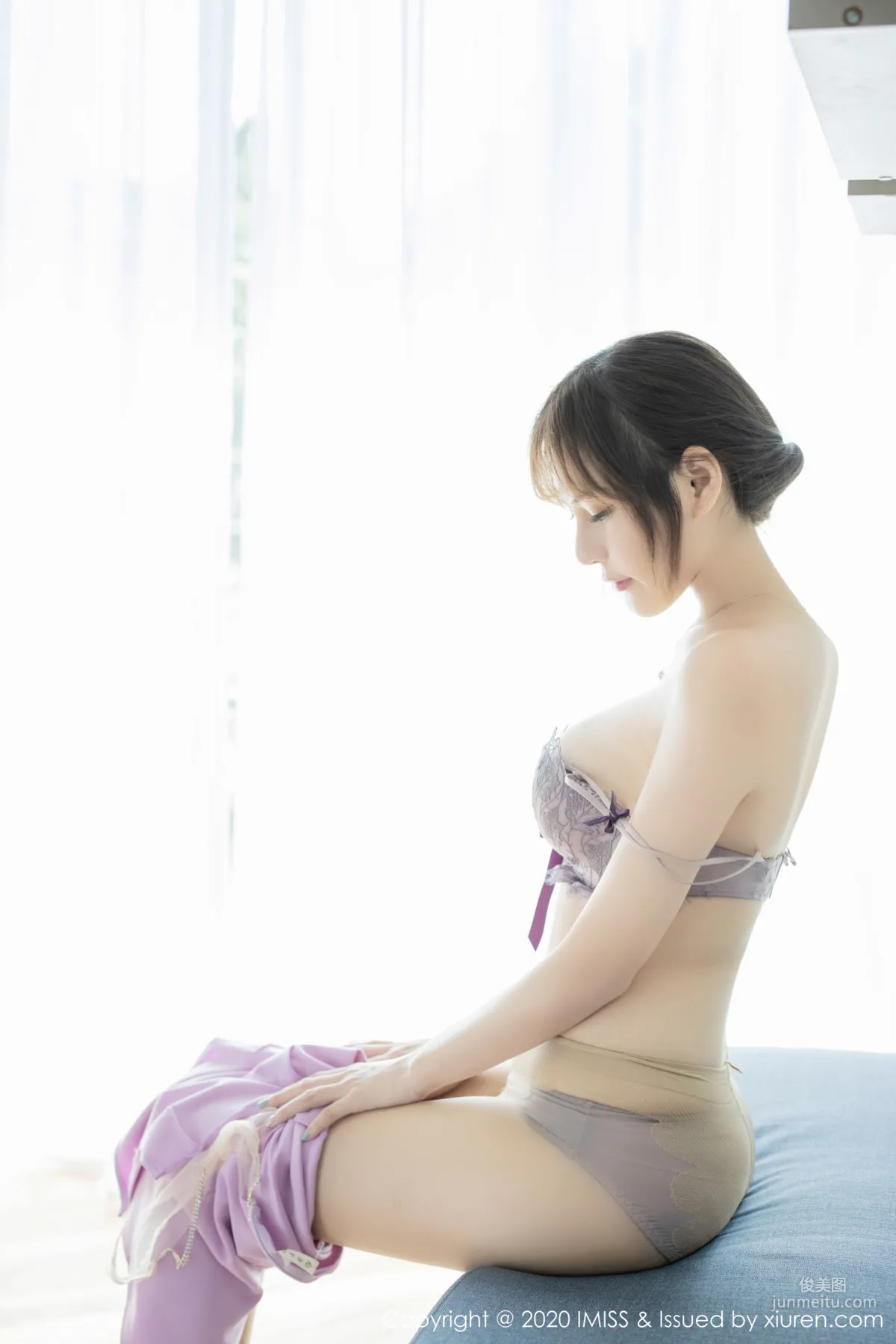 Lavinia肉肉《粉色連體裙包裹下的女神》 [愛蜜社IMiss] Vol.439 寫真集 31