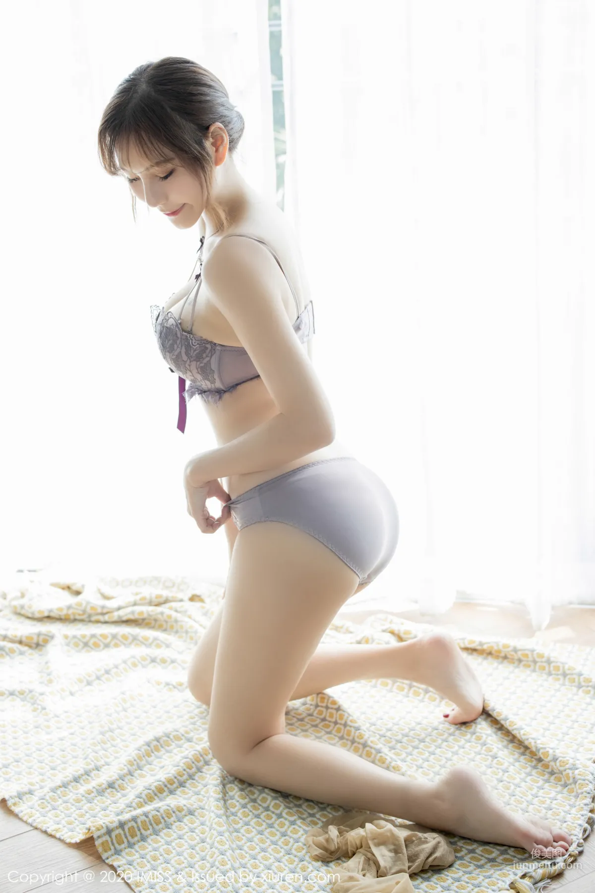 Lavinia肉肉《粉色連體裙包裹下的女神》 [愛蜜社IMiss] Vol.439 寫真集 56