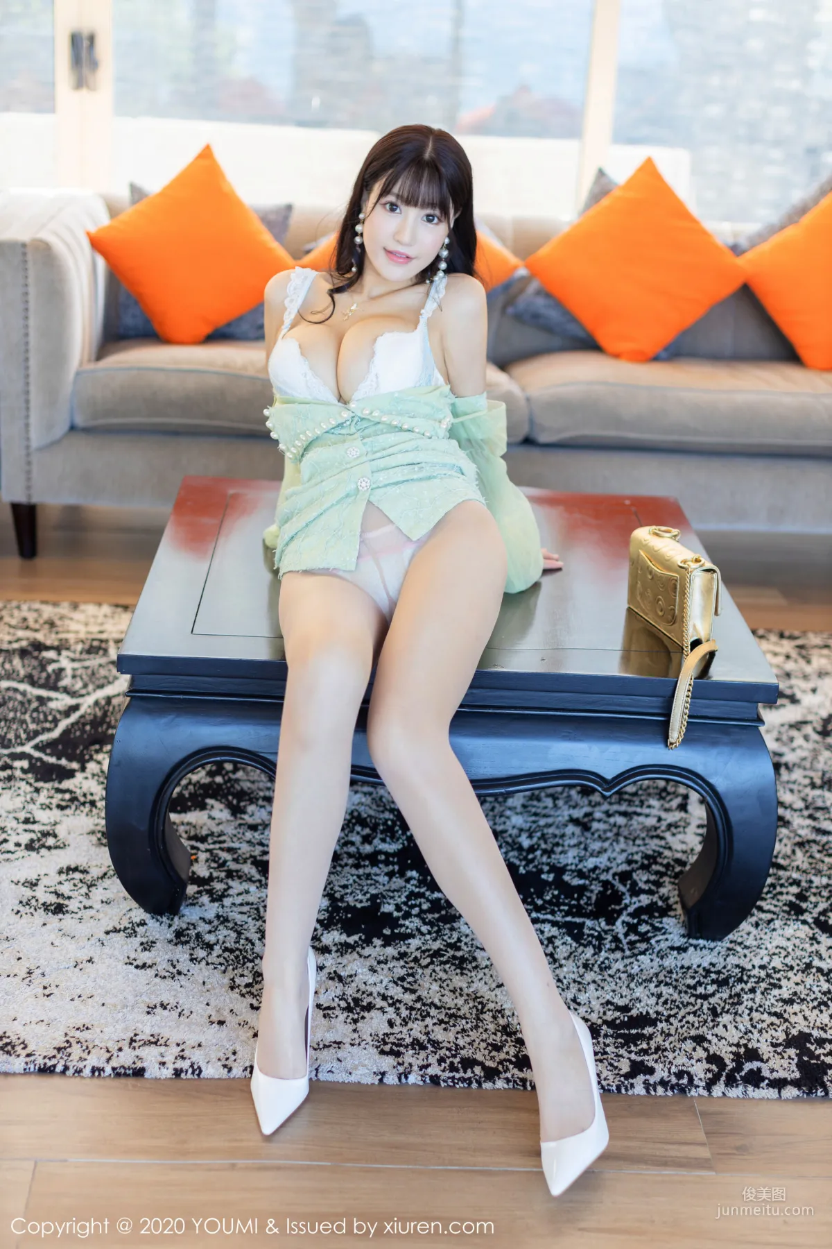 Barbie Keer Flower, Lace Lingerie and Hazy Flesh-Colored Stockings Series, [YouMi] Vol.417 Photo Set photo 18