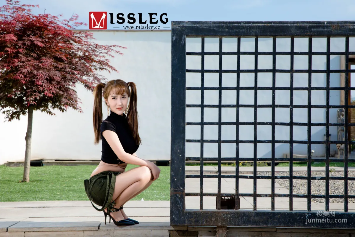 Lin Xi, Seamless Playfulness, [MissLeg] V017 Photo Set photo 11