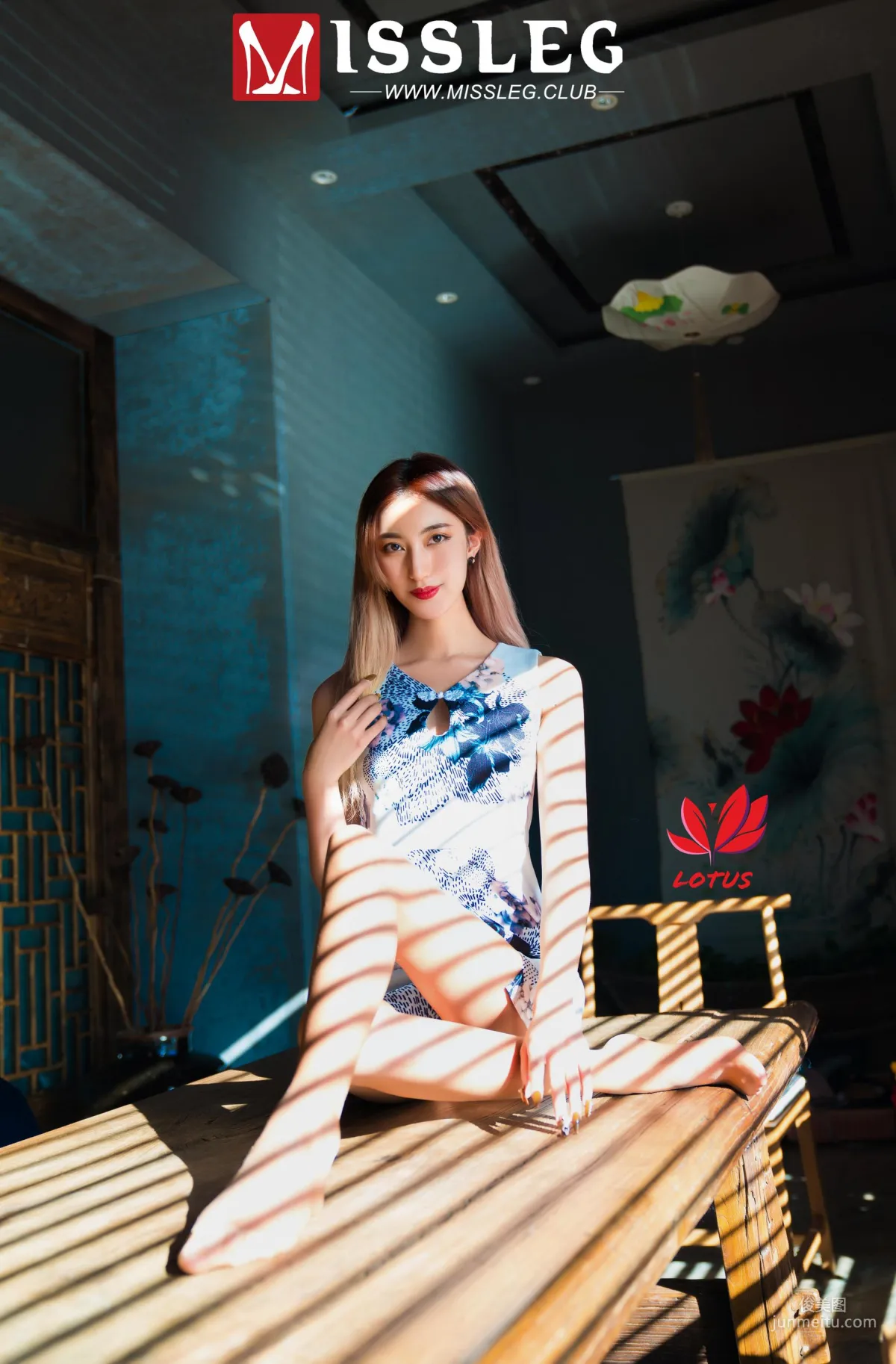 Xin Yu, Qipao Beauty + Camisole Dudou [MissLeg] M008 Photo Set photo 9