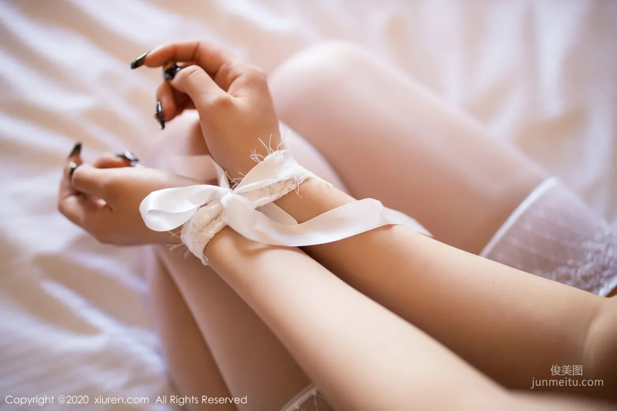 Yang Chenchen sugar, The Charm of Sexy Mask and Lace Garter Stockings [XiuRen] No.1989 Photo Set photo 48