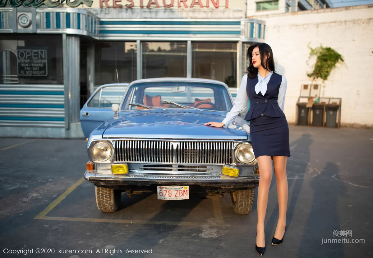 A Zhu "Transforming into a Restaurant Manager" [XiuRen] No.1979 Photo Set photo 7