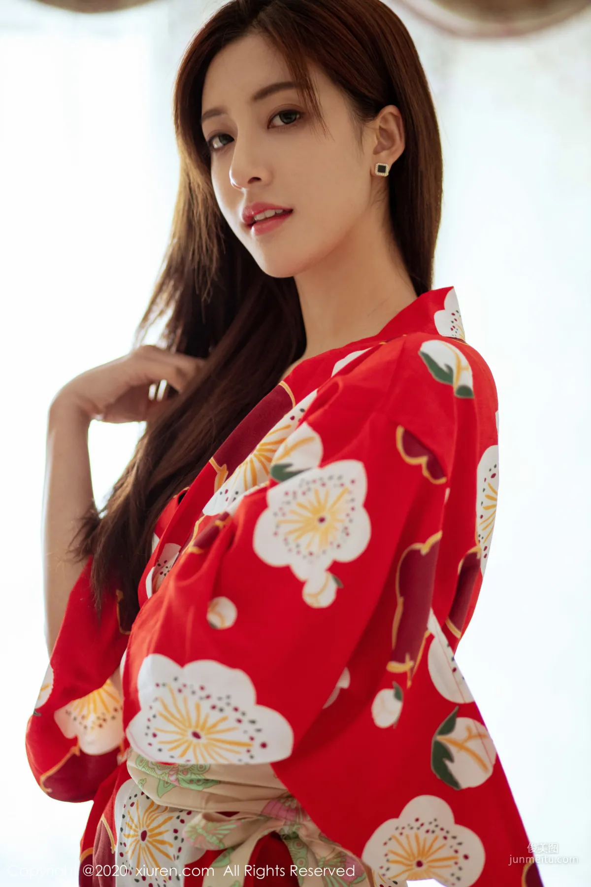 Lin Wenwen yooki, Kimono Black Stockings Theme Series [XiuRen] No.2015 Photo Set photo 16