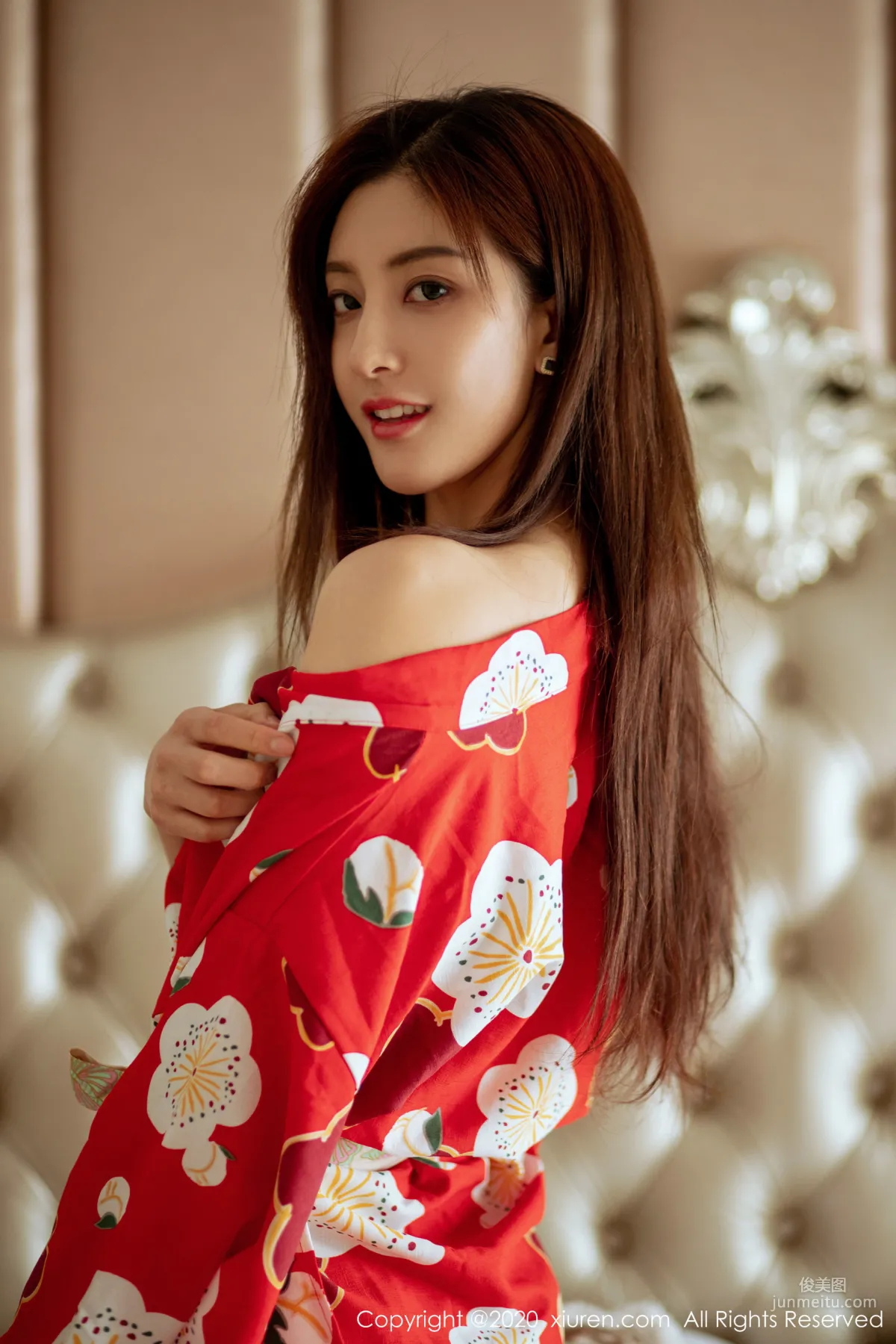 Lin Wenwen yooki, Kimono Black Stockings Theme Series [XiuRen] No.2015 Photo Set photo 12