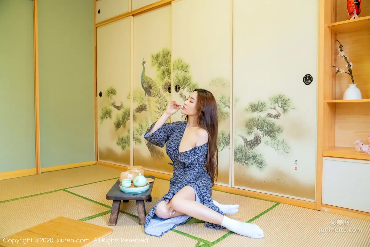 Zhou Jingkong, Kimono Beauty [XiuRen] No.2002 Photo Set photo 9