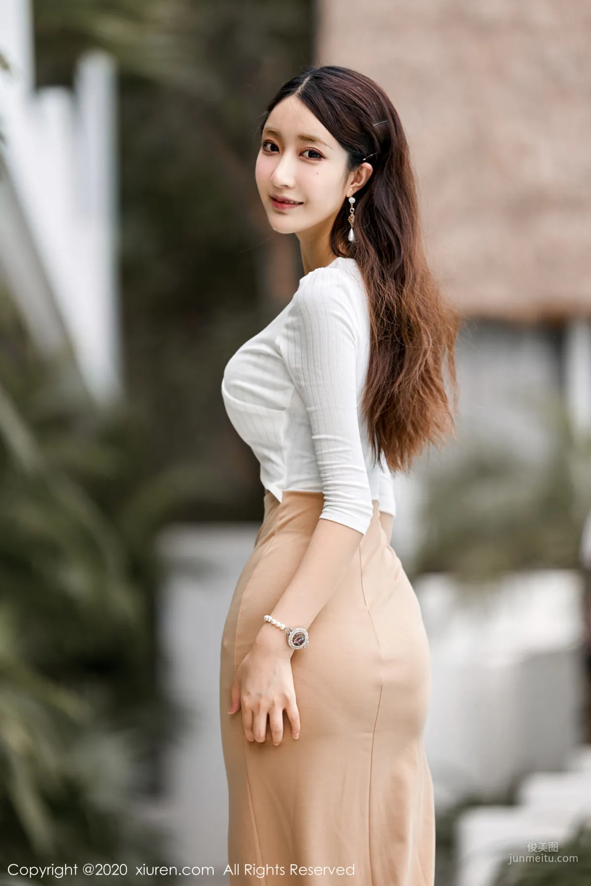Betty Lin Zixin, Long Skirt, Curves and Stockings Temptation [XiuRen] No.1993 Photo Set photo 2