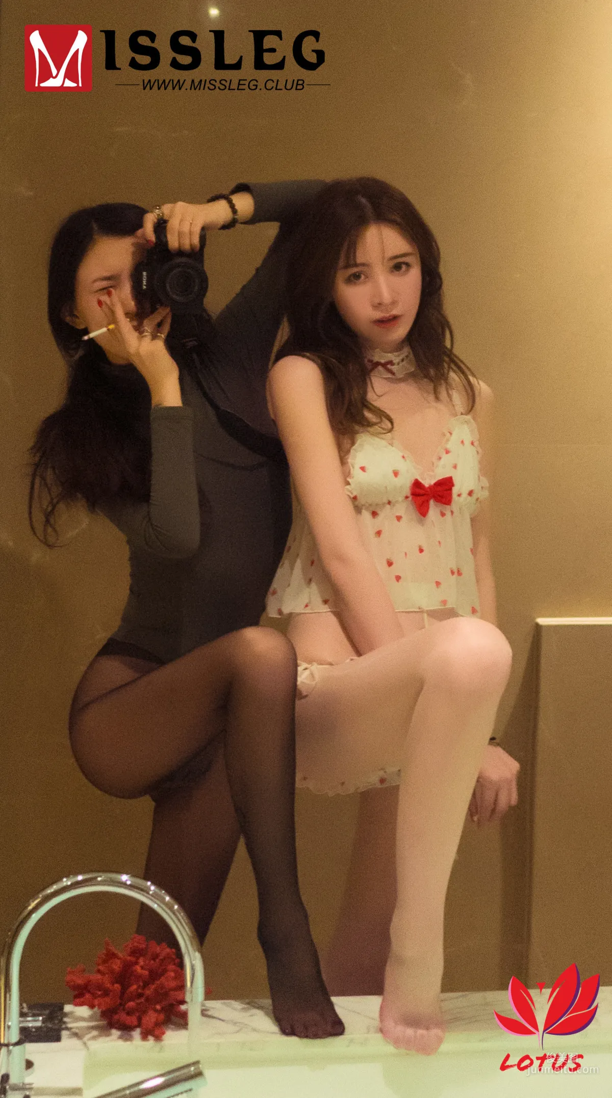 Tian Tian, Stockings Beauty + Bathtub Series [MissLeg] M009 Photo Set photo 39