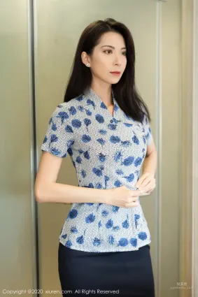 carry《端雅的制服與絲襪》 [秀人XIUREN] No.2018 寫真集