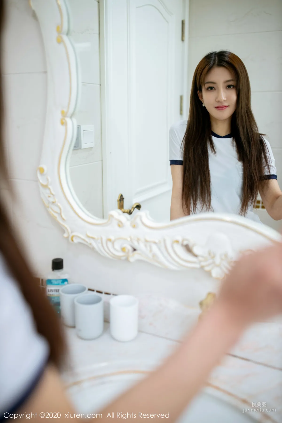 Lin Wenwen yooki "Bathroom Gym Uniform Wet Body Series" [XiuRen] No.1975 Photo Set photo 20
