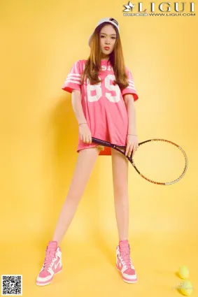 [麗櫃LiGui] Model 允兒《籃球少女羽毛球運動系列》美腿玉足寫真圖片