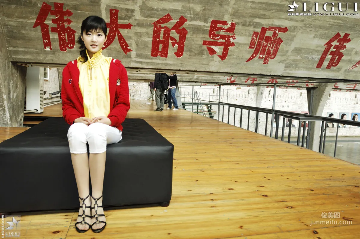 [Ligui] Model Ting Ting Street Snap High Heels Series Legs and Silk Feet Photo photo 11