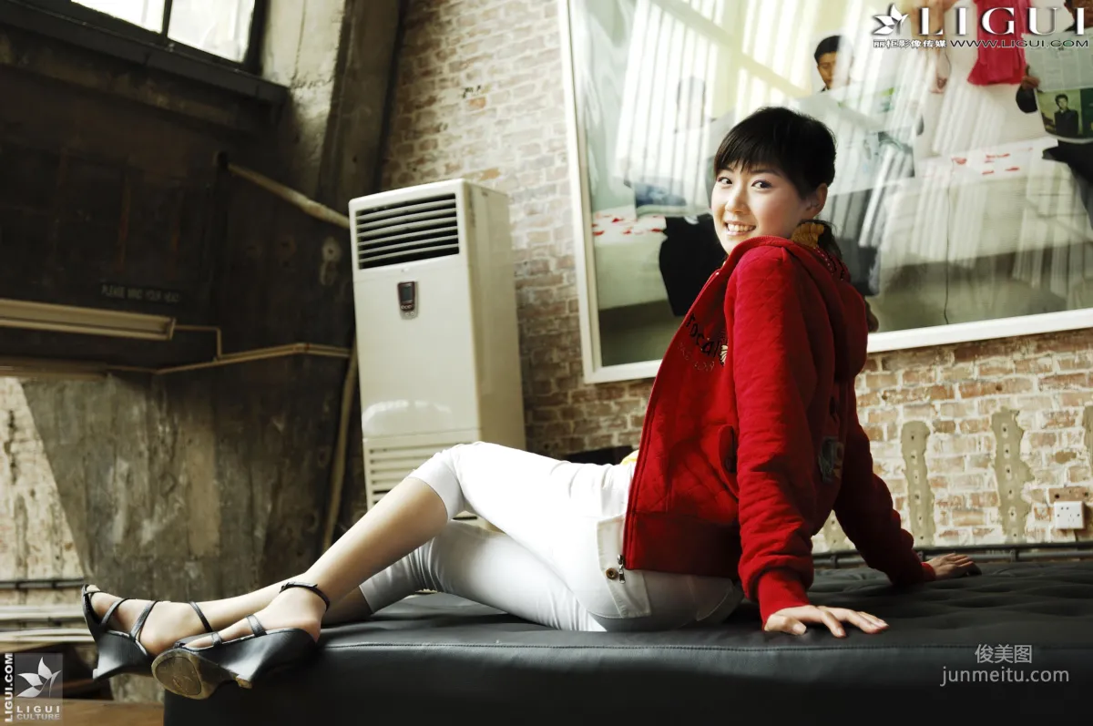 [Ligui] Model Ting Ting Street Snap High Heels Series Legs and Silk Feet Photo photo 9